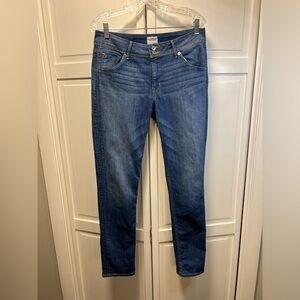 Hudson Collin Midrise Skinny Ankle Jeans Size 30 Color Blue